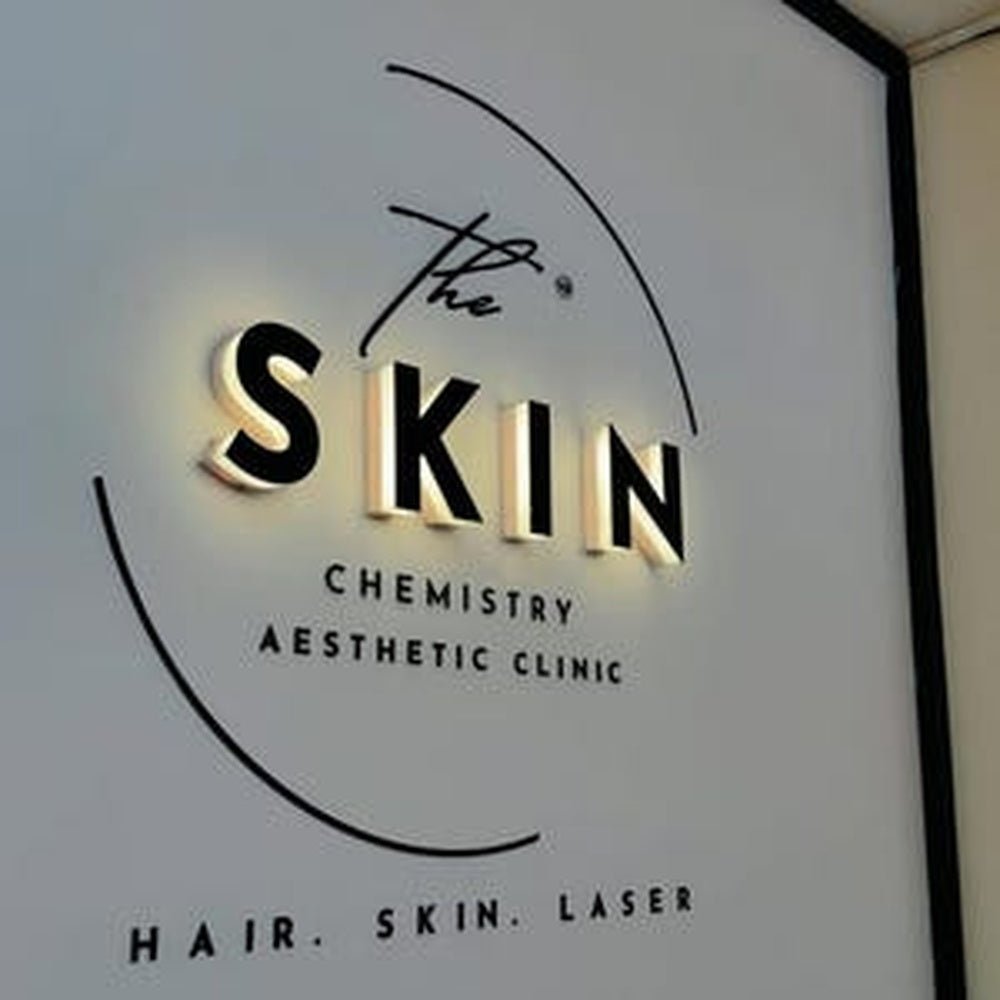 The Skin Chemistry 3D Backlit Channel Letters Led Light Sign - Shineneon