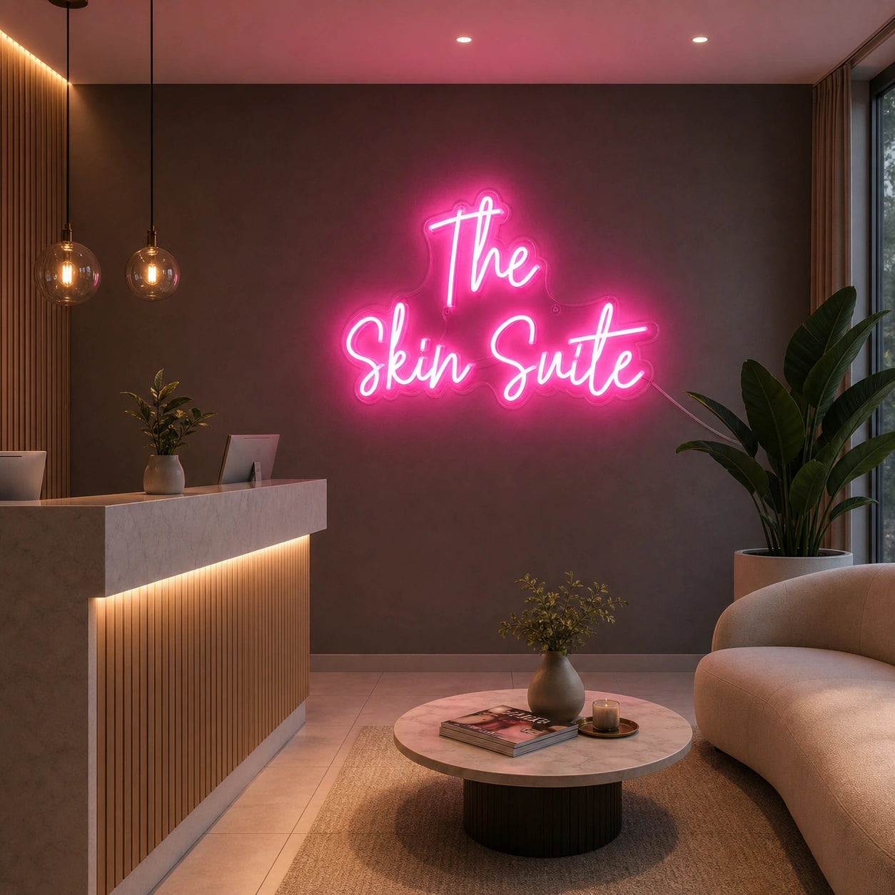 The Skin Suite LED Neon Sign size image
