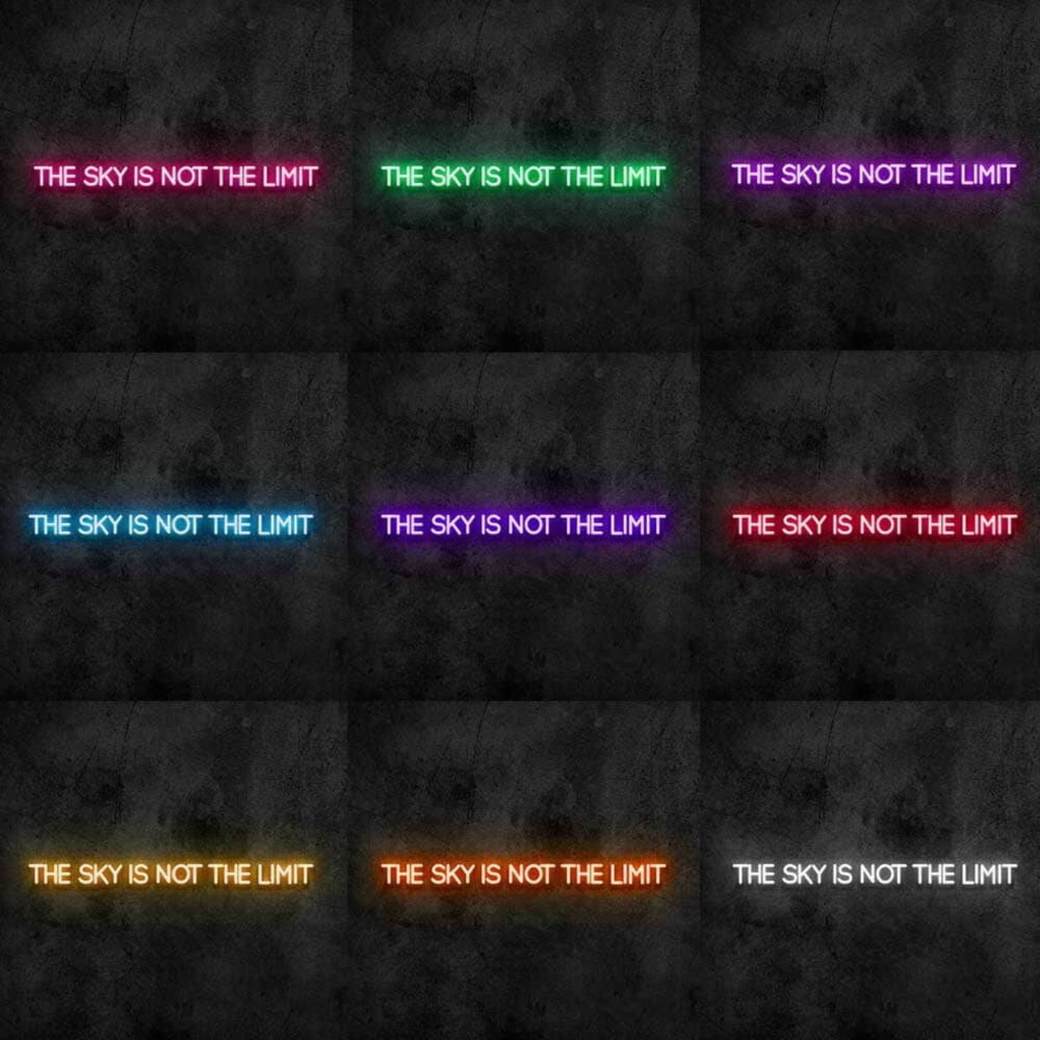 The Sky Is Not The Limit Led Neon Sign | Shineneon