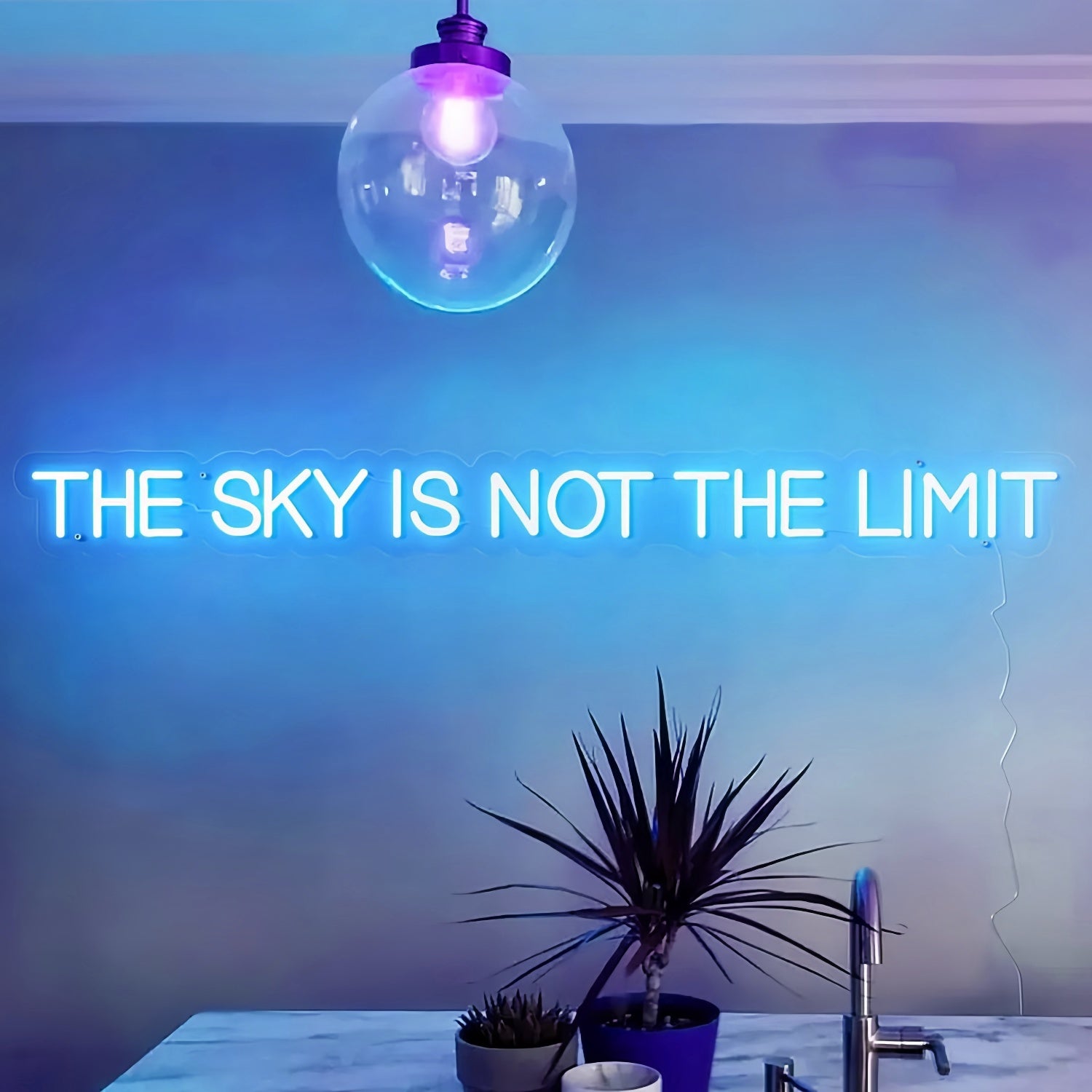 The Sky Is Not The Limit Led Neon Sign Illuminate Your Dreams | Shineneon