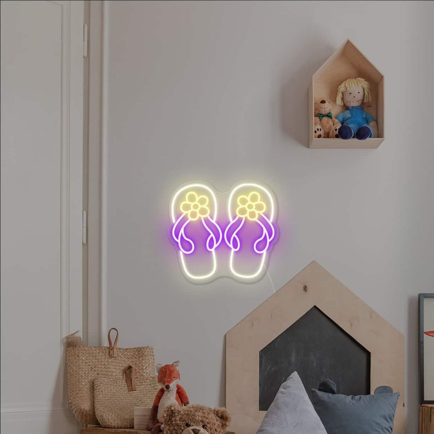 The Slippers Led Neon Sign Wall Art | Shineneon