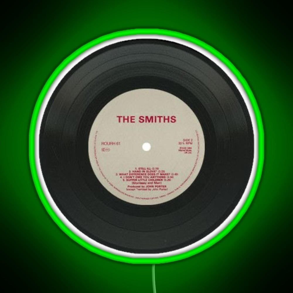 The Smiths Music Disc Rgb Led Neon Sign Pop Wall Art - Shineneon