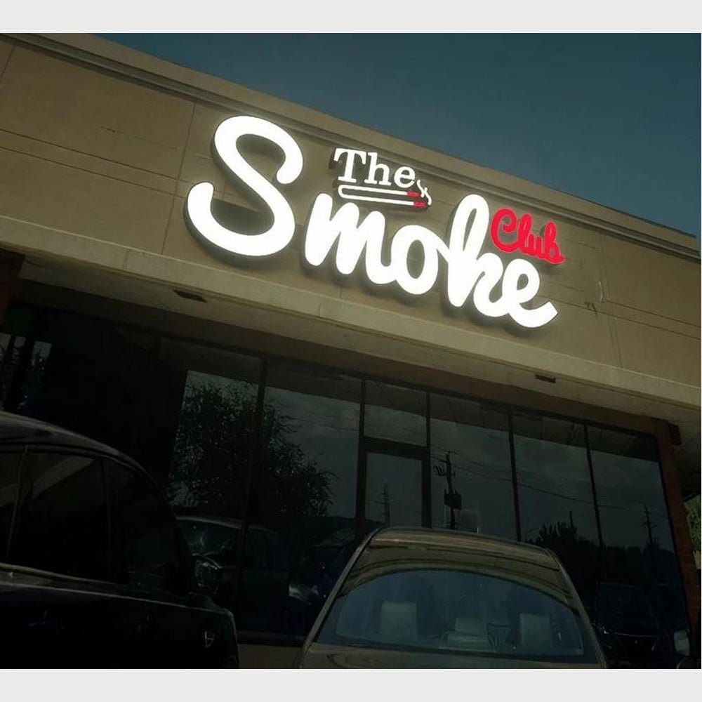 The Smoke 3D Frontlit Letters Metal Led Sign - Shineneon