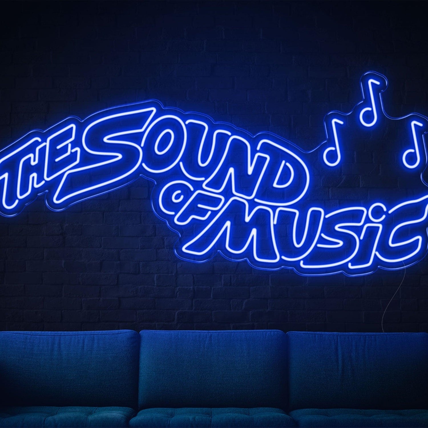 The Sound Of Music Led Neon Sign With Music Notes For Indoor Wall Art | Shineneon