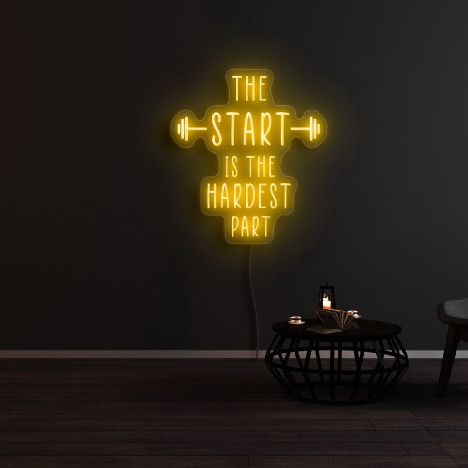 The Start Is The Hardest Part Led Neon Sign | Shineneon