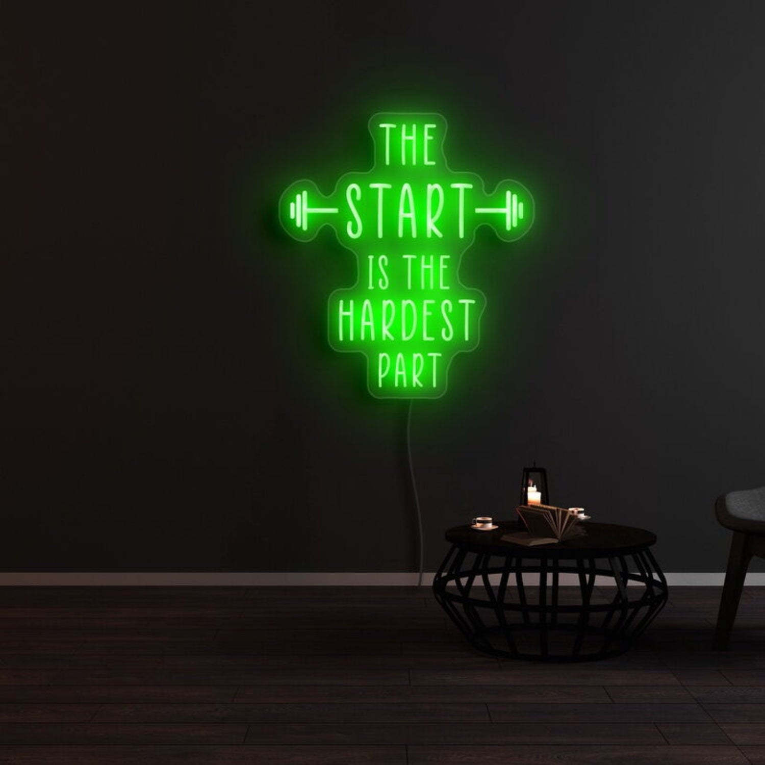 The Start Is The Hardest Part Led Neon Sign | Shineneon