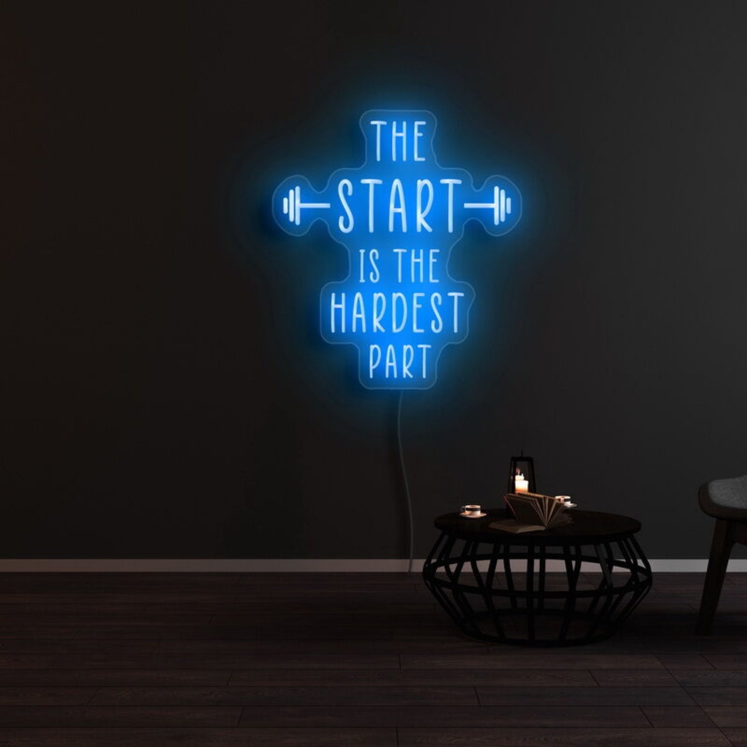 The Start Is The Hardest Part Led Neon Sign | Shineneon