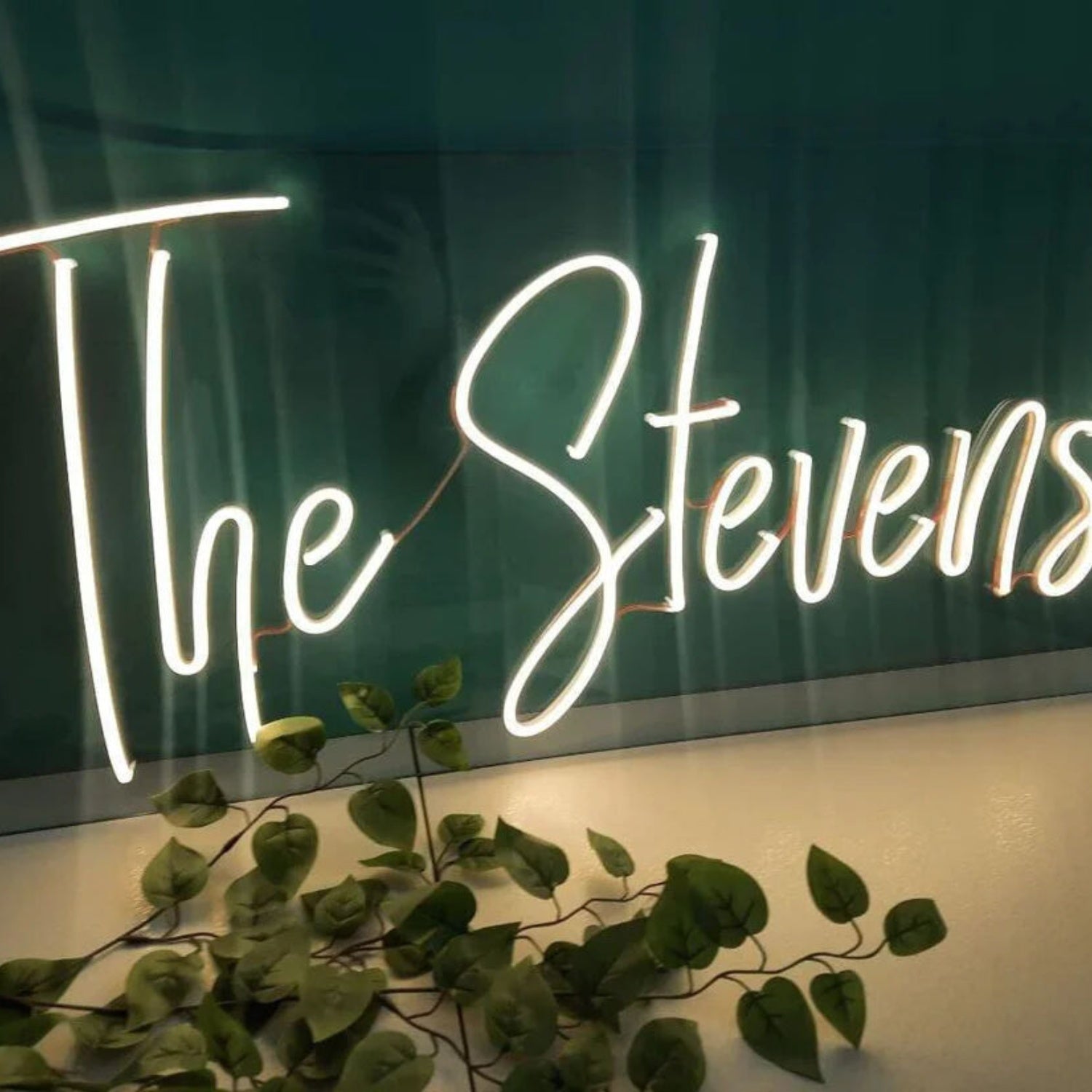 The Stevens Neon Name Signs Wall Decor For Wedding | Shineneon