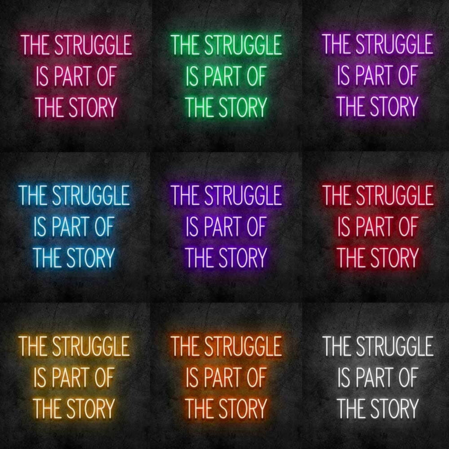 The Struggle Led Neon Sign | Shineneon