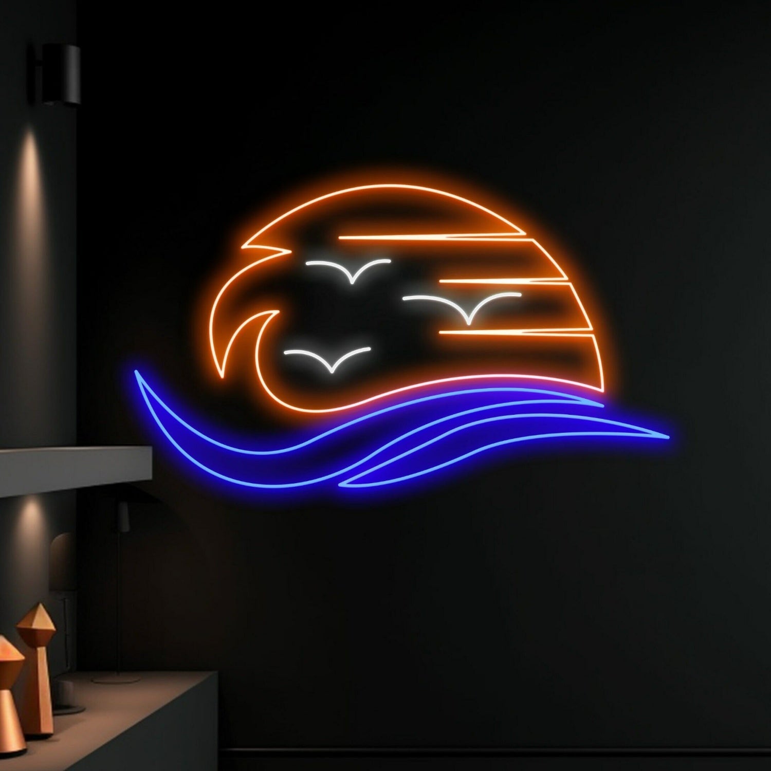 The Sun Led Sign Summer Beach Lover Neon Light - Shineneon