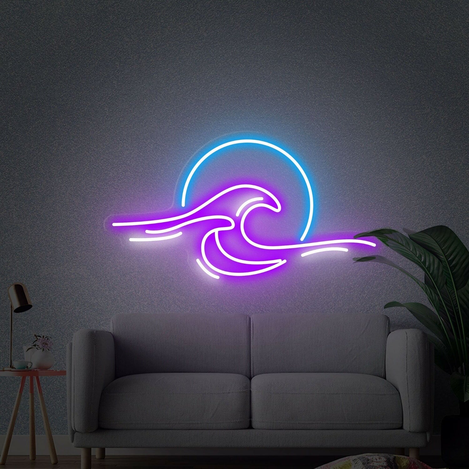 The Sunrise Sunset Wave Ocean Led Neon Sign Bedrooms - Shineneon