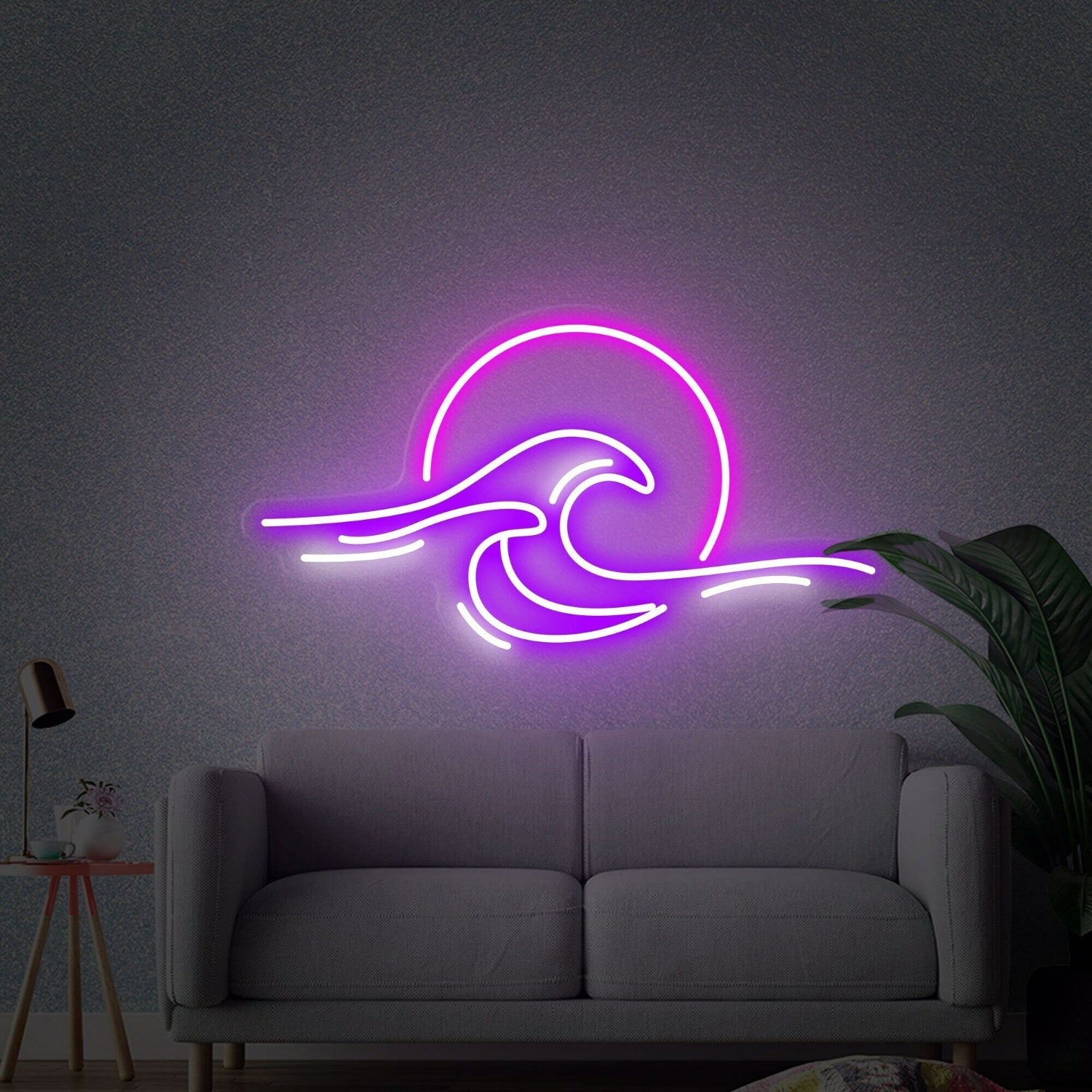 The Sunrise Sunset Wave Ocean Led Neon Sign Bedrooms - Shineneon