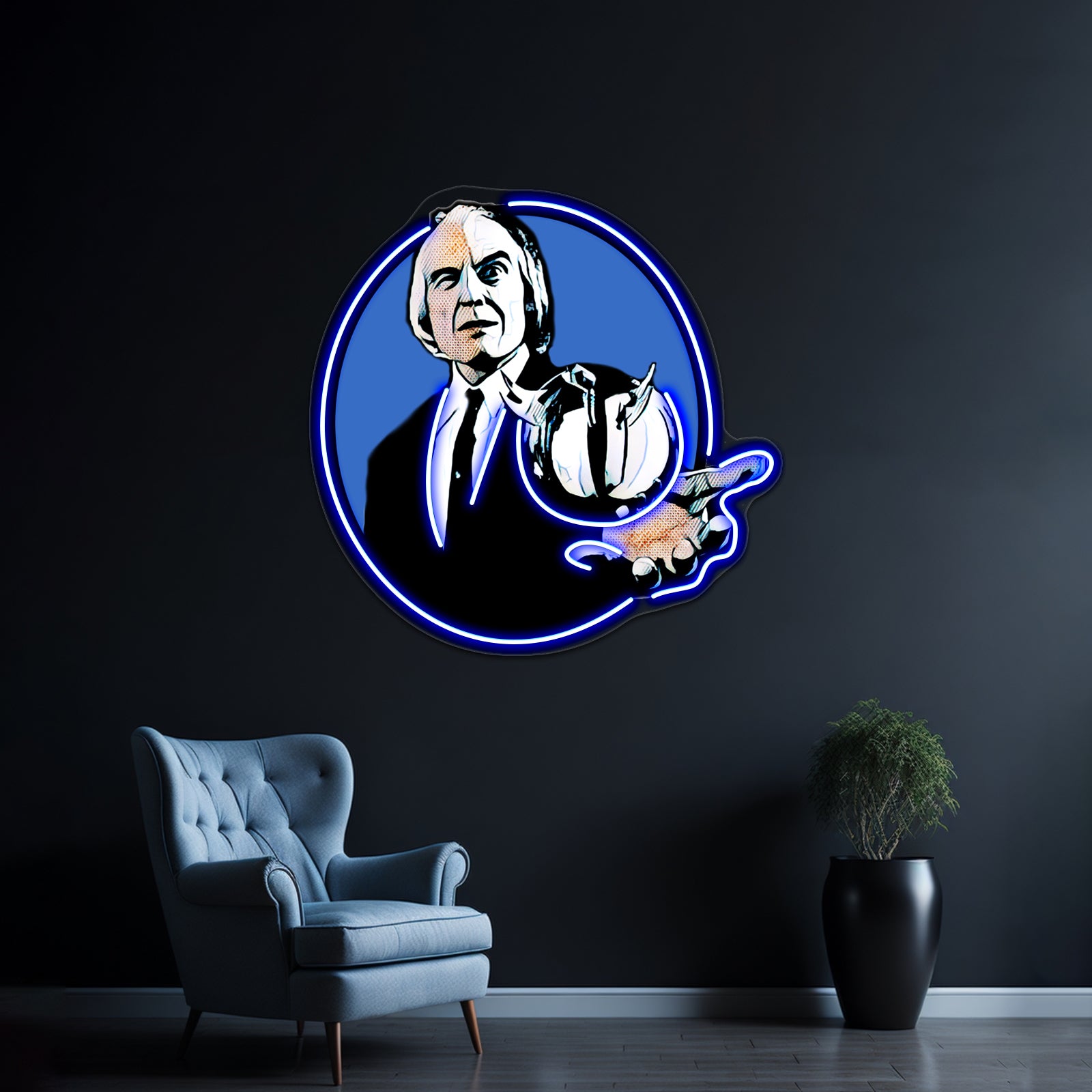 The Tall Man Artwork Personalized Neon Signs | Shineneon