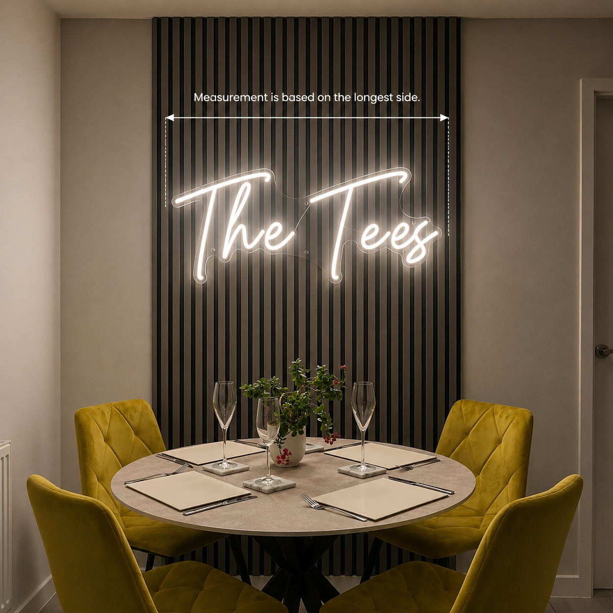 The Tees LED Neon Sign Wall Neon Sign - 04 Size Image