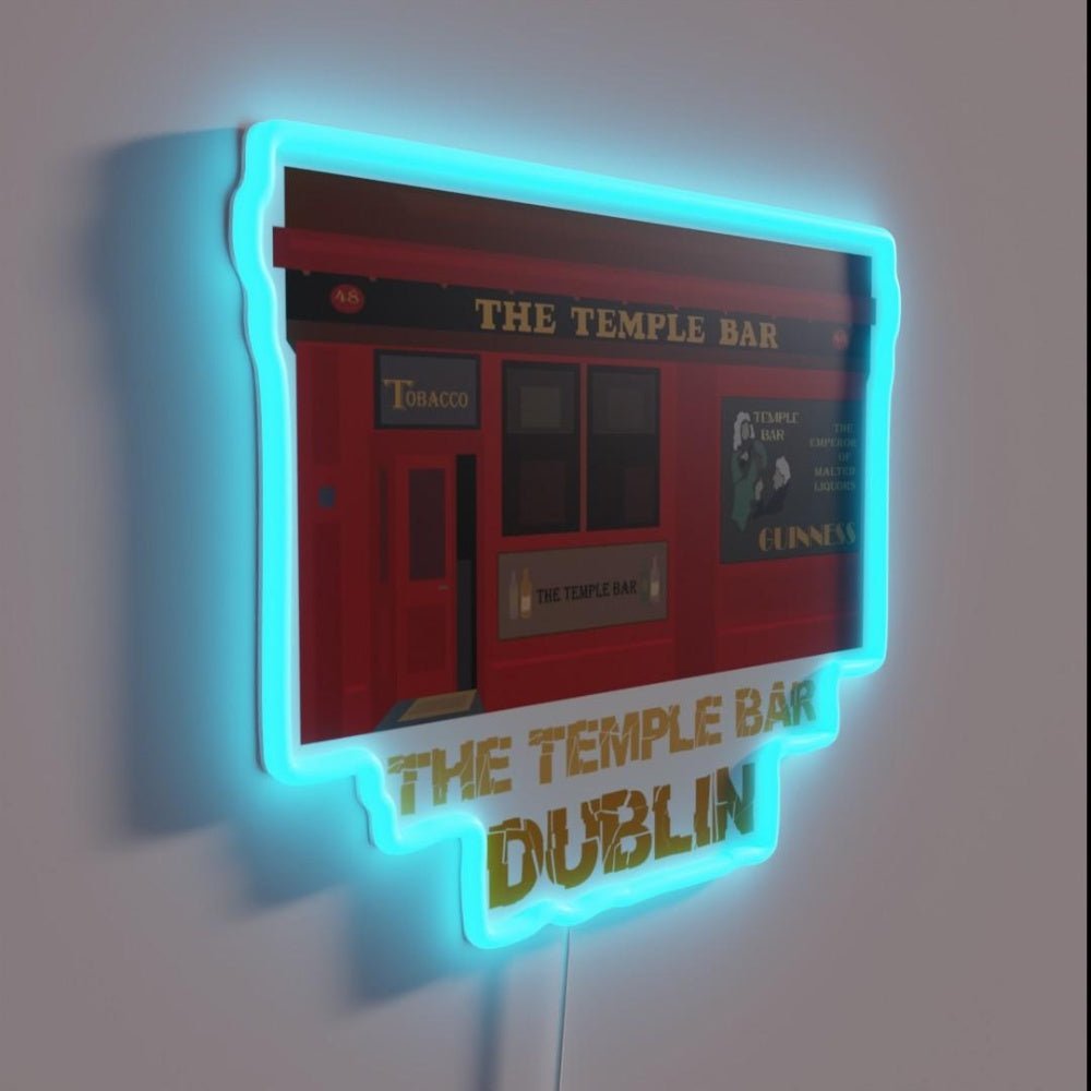 The Temple Bar Irish Pub Rgb Led Neon Sign - Shineneon