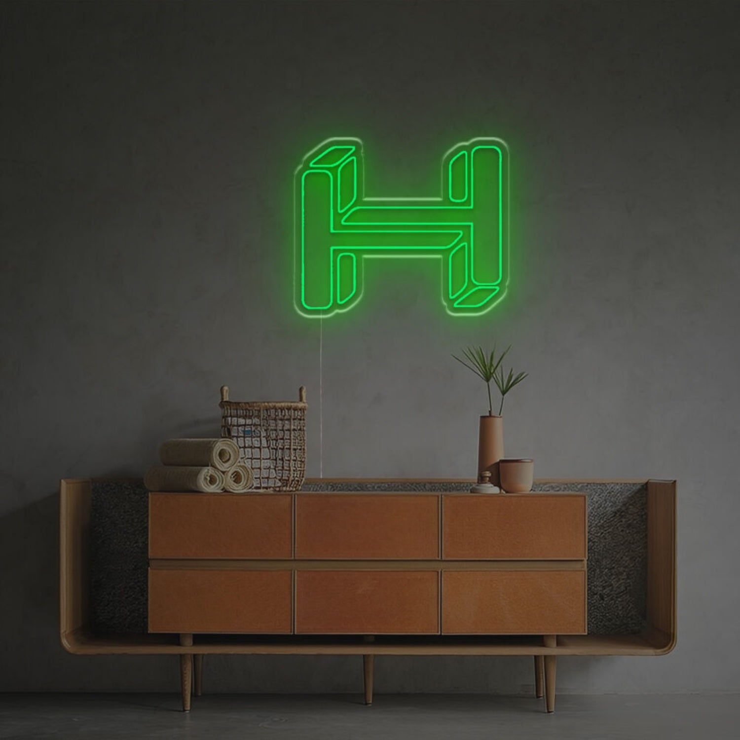 The Three-Dimensional Letter H Led Neon Sign | Shineneon