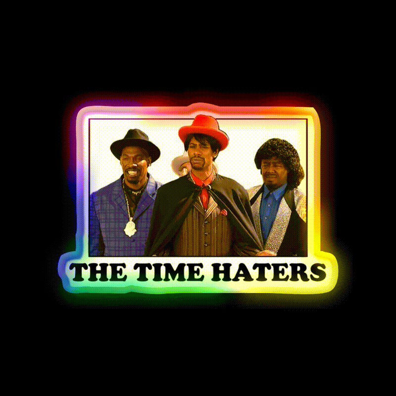 The Time Haters Fast Food Led Neon Sign For Burger Place Rgb Color - LED neon sign close-up detail