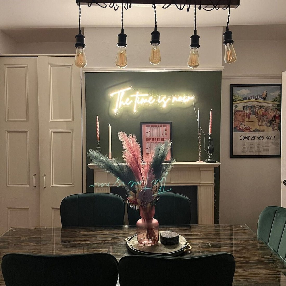 The Time Is Now Led Sign Business Neon Sign - Shineneon