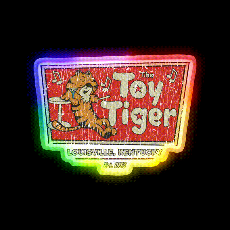 The Toy Tiger Louisville Cocktail Bar Decor Led Neon Sign Rgb Color