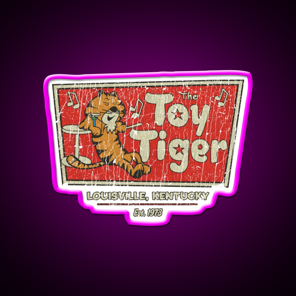 The Toy Tiger Louisville Cocktail Bar Decor Led Neon Sign Rgb Color