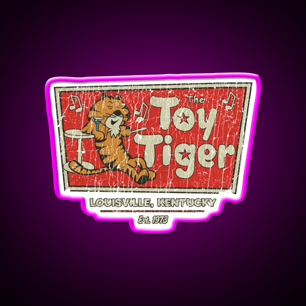The Toy Tiger Louisville Cocktail Bar Decor Led Neon Sign Rgb Color - Shineneon