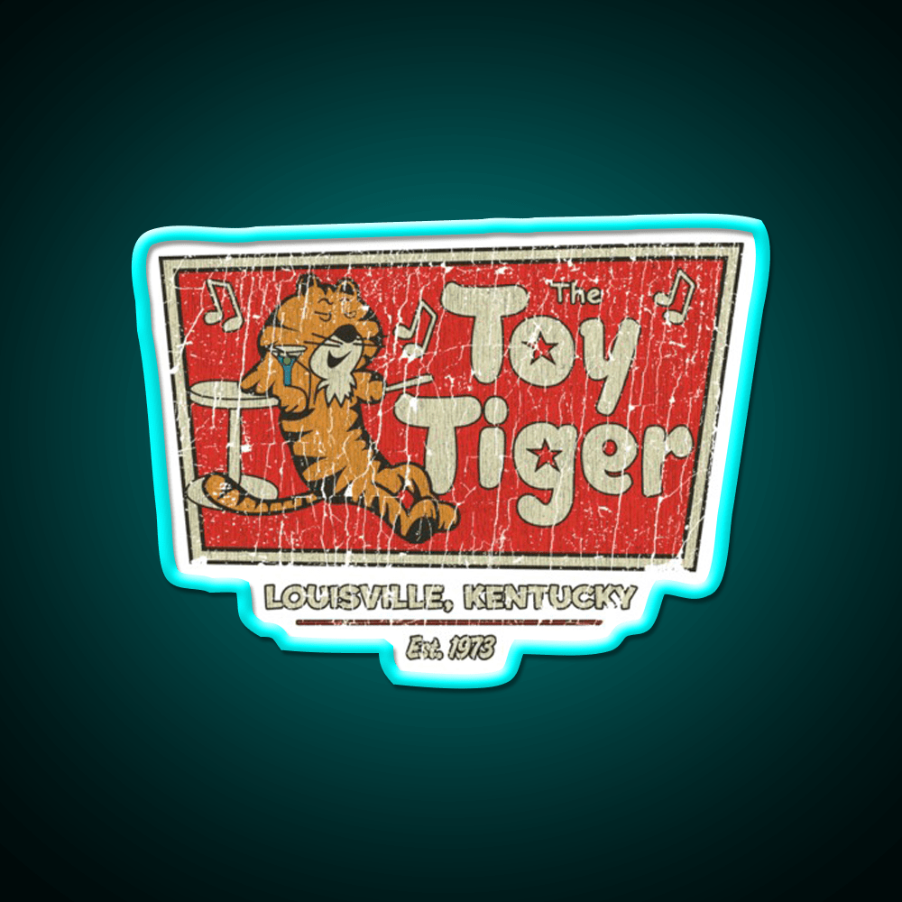 The Toy Tiger Louisville Cocktail Bar Decor Led Neon Sign Rgb Color - Shineneon
