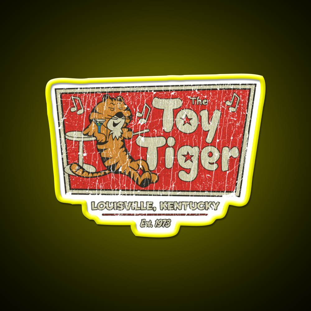 The Toy Tiger Louisville Cocktail Bar Decor Led Neon Sign Rgb Color