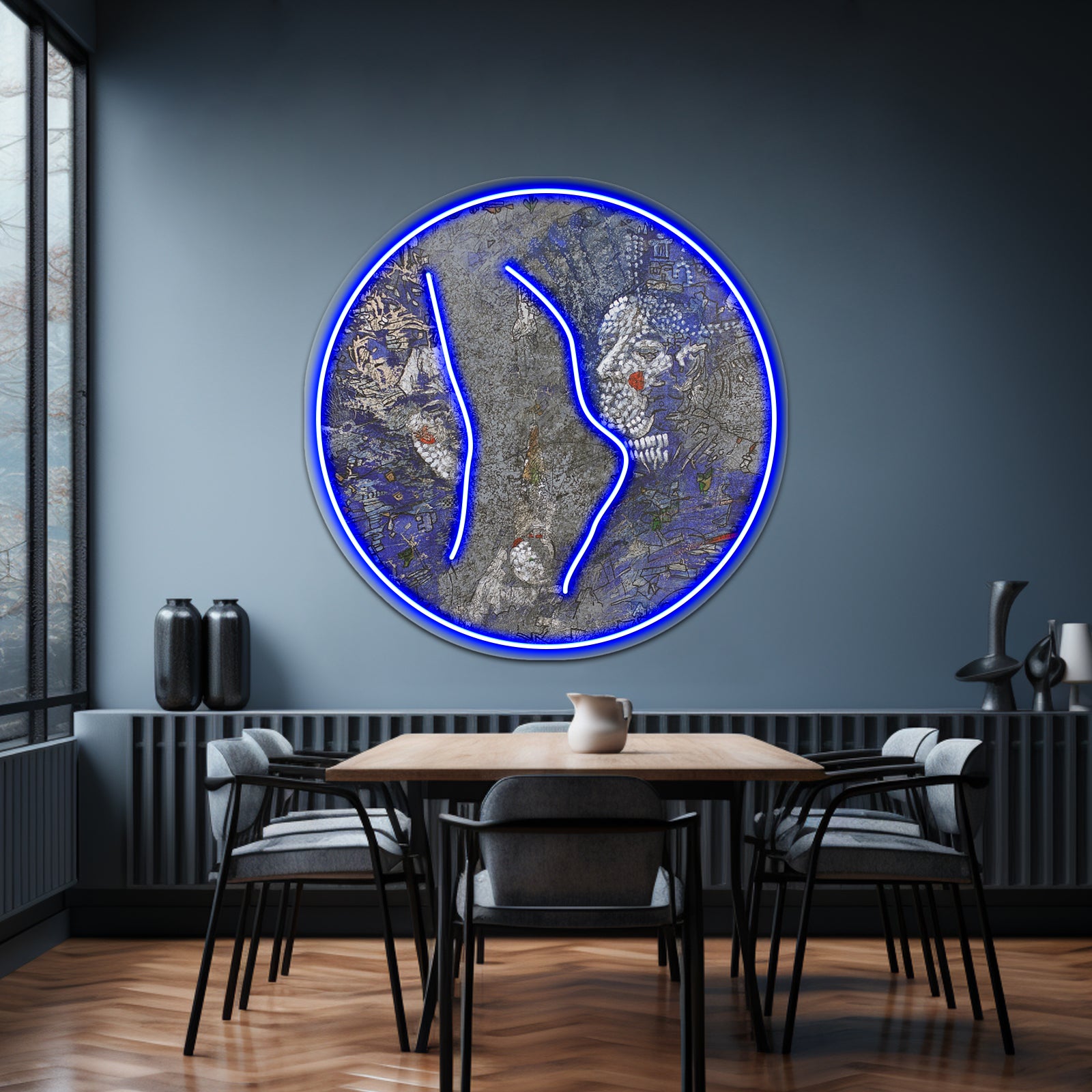 The Two Faces Wall Artwork Neon Signs | Shineneon