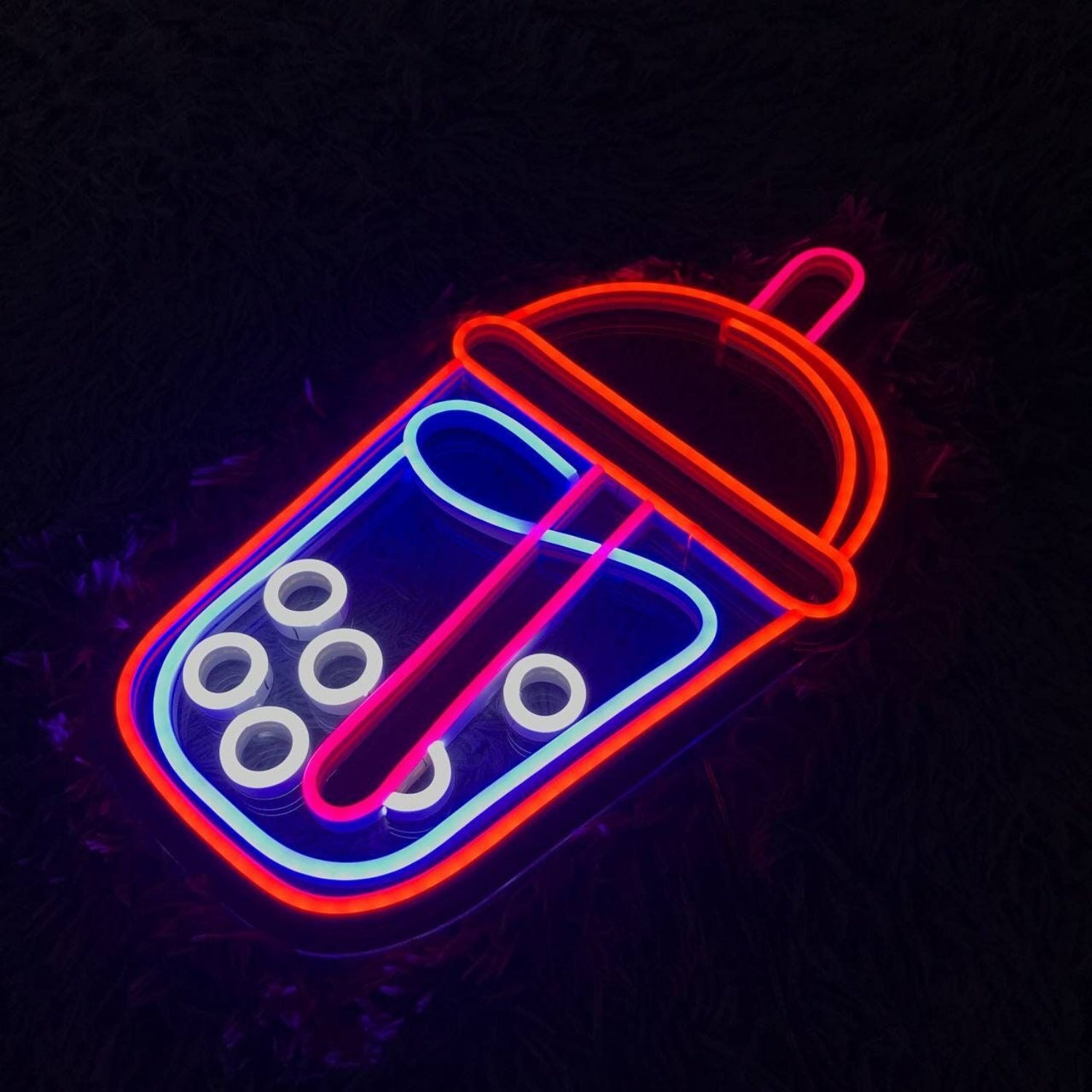 The Vibrant Bubble Tea Led Neon Sign Kitchen Wall Decor | Shineneon