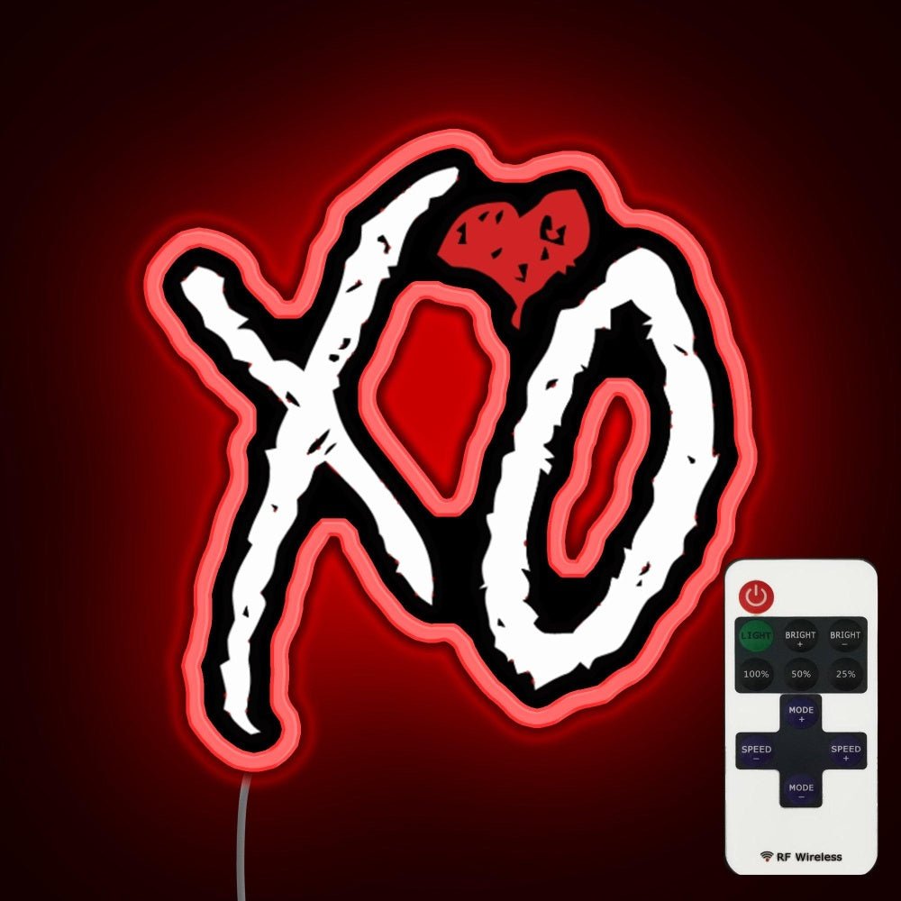 The Weeknd Xo Heart Led Sign Music Acrylic Lights - Shineneon