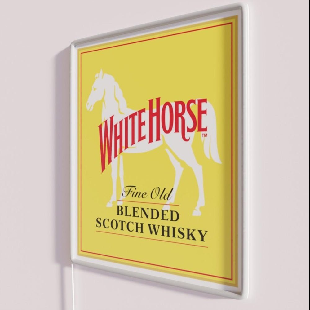 The White Horse Good Drink Rgb Led Neon Sign - Shineneon