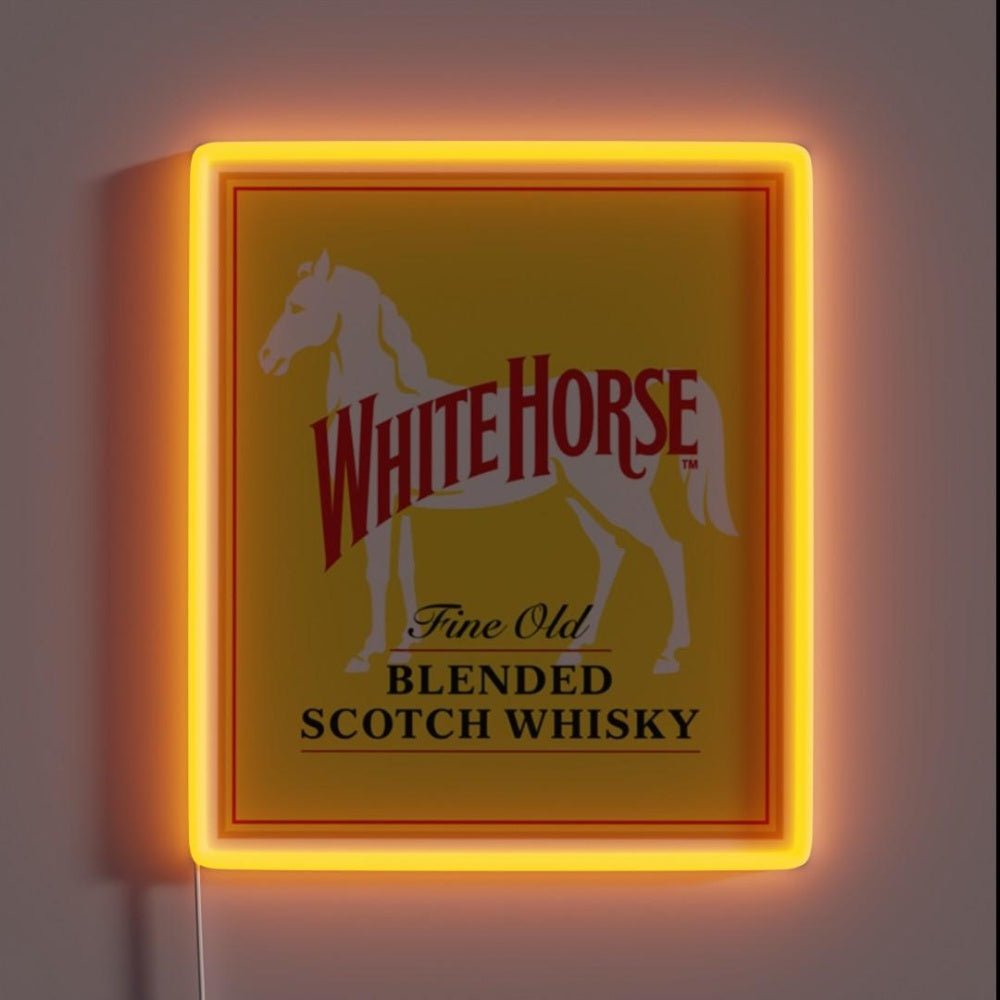 The White Horse Good Drink Rgb Led Neon Sign - Shineneon