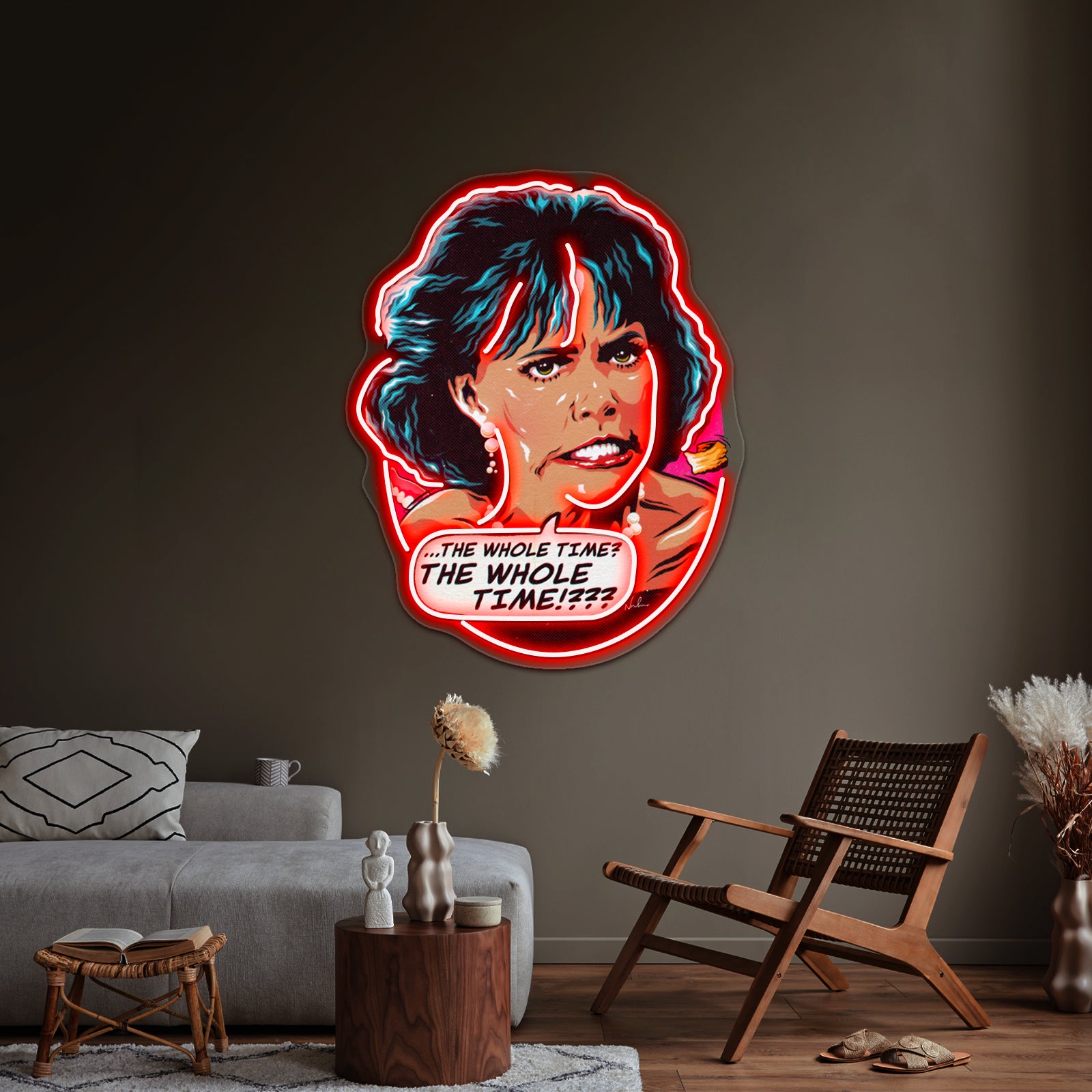 The Whole Time Artwork Personalized Neon Signs | Shineneon