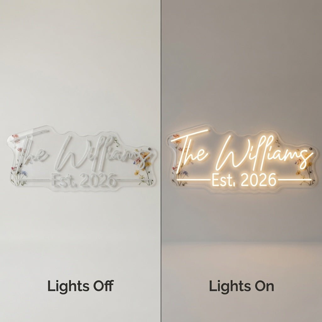 The Williams Est 2026 LED Neon Sign - Shineneon