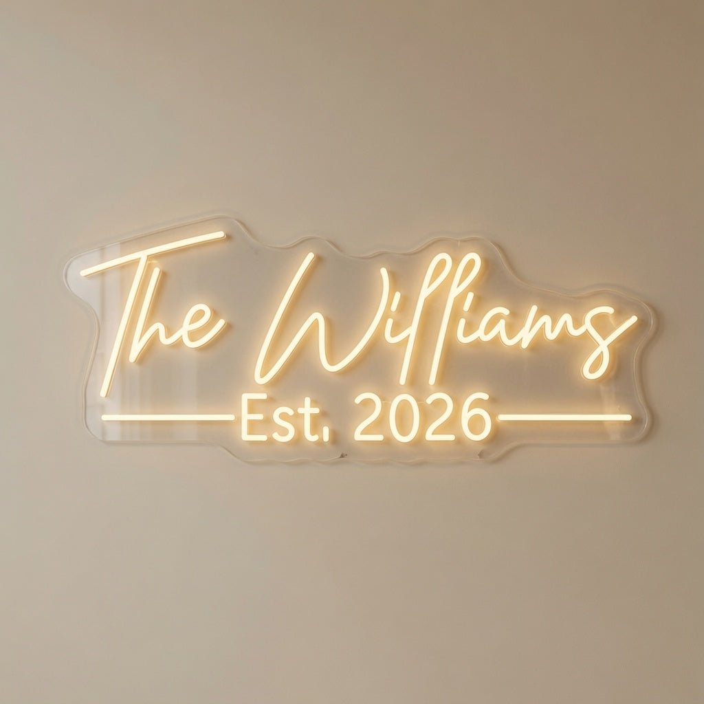 The Williams Est 2026 LED Neon Sign - Shineneon
