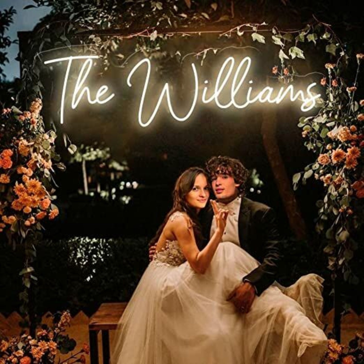 The Willians Neon Name Signs Neon Sign Wedding Decor | Shineneon