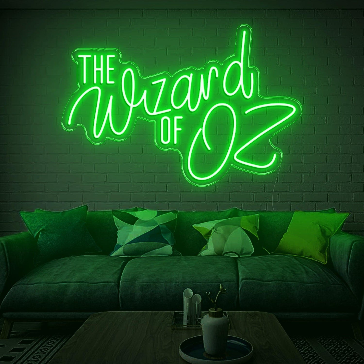 The Wizard Of Oz Blue Glowing Outline Led Neon Sign For Movie Theme Room | Shineneon