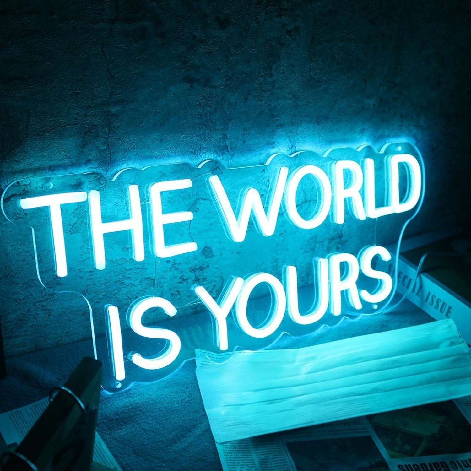 The World Is Yours Led Neon Sign For Wall Decor - Shineneon