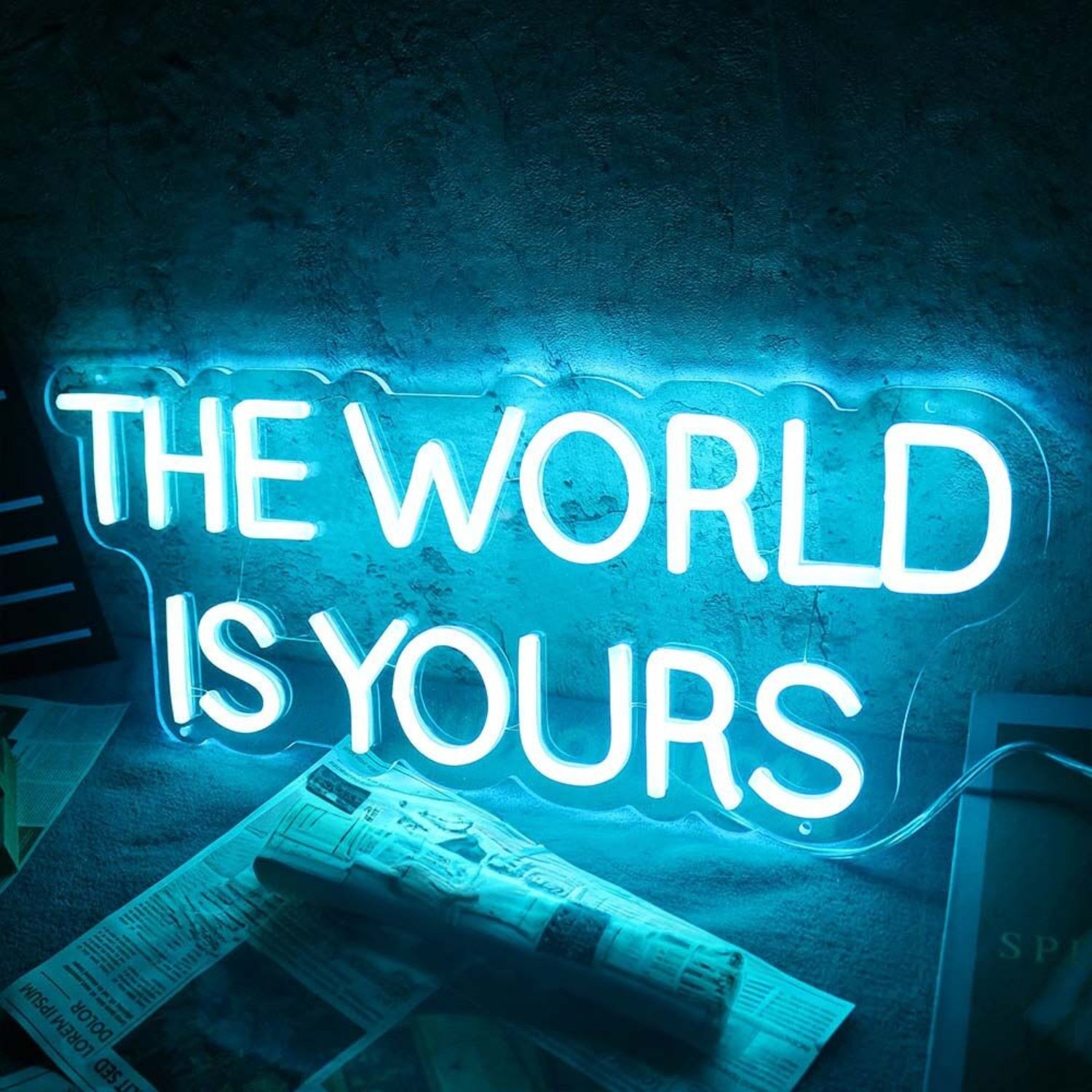 The World Is Yours Led Neon Sign For Wall Decor - Shineneon