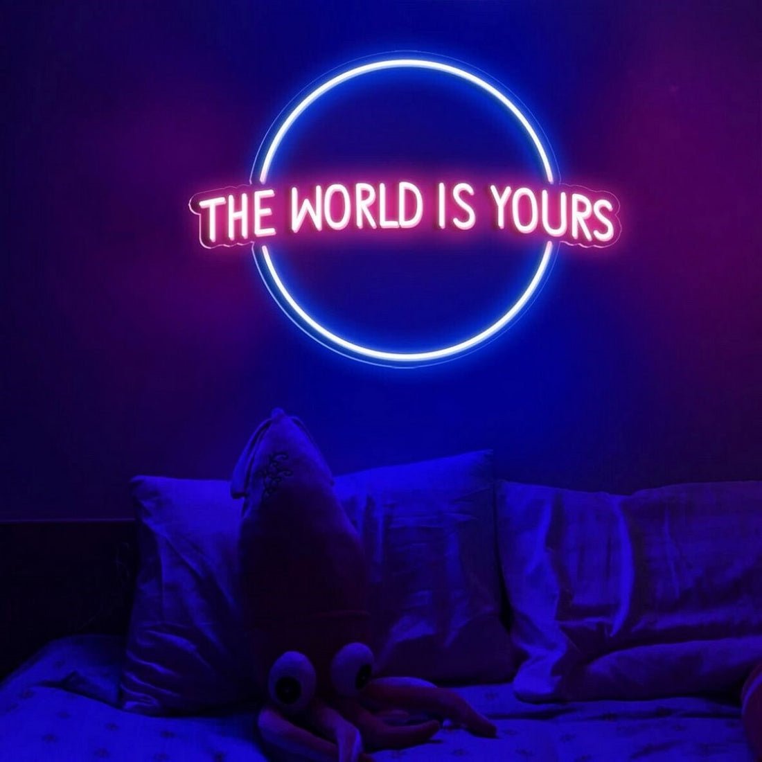The World Is Yours Led Sign Business Neon Signs Wall Decor - Shineneon