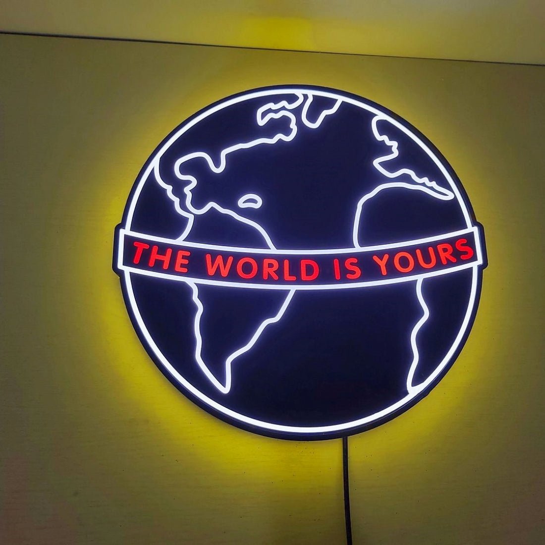 The World Is Yours Led Sign Business Neon Signs0 - Shineneon