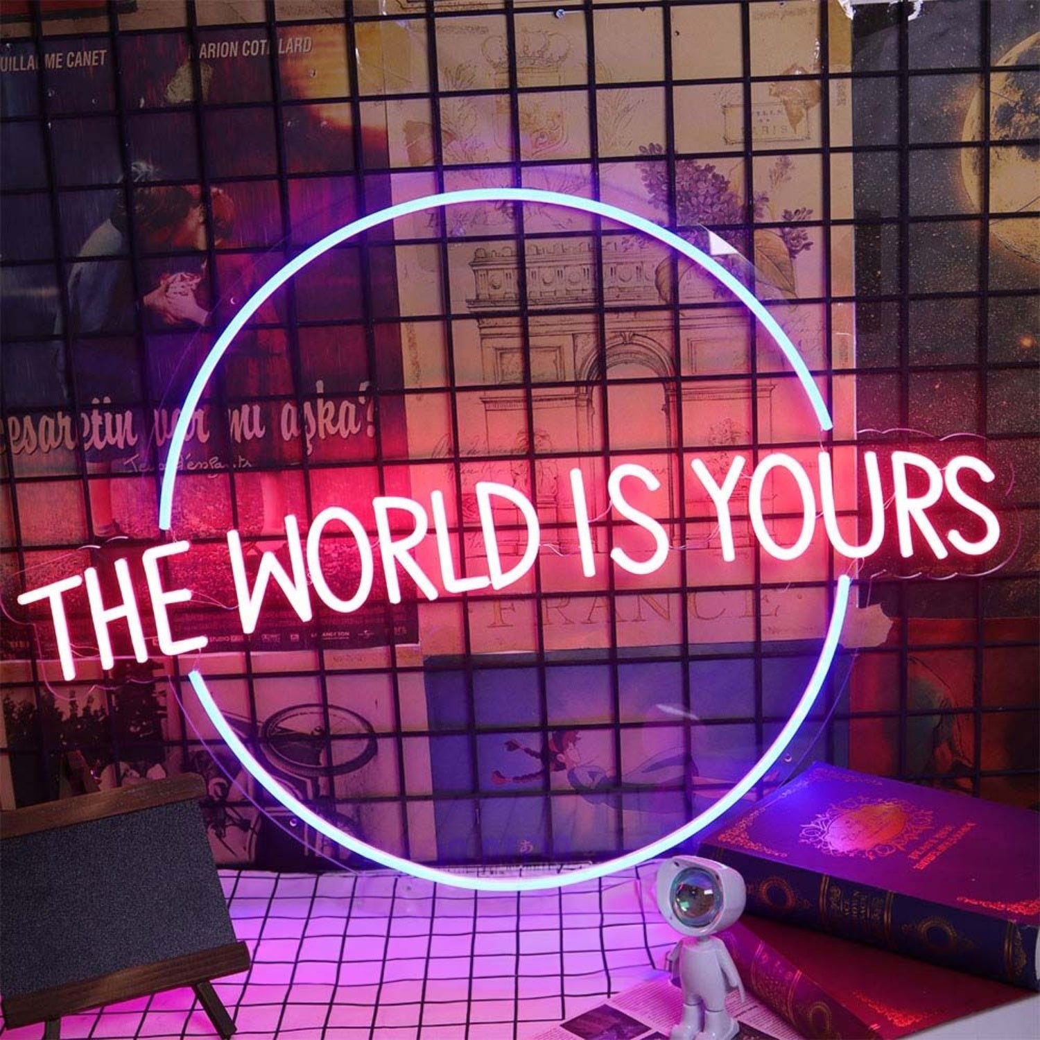 The World Is Yours Neon Sign For Inspirational And Positive Spaces | Shineneon