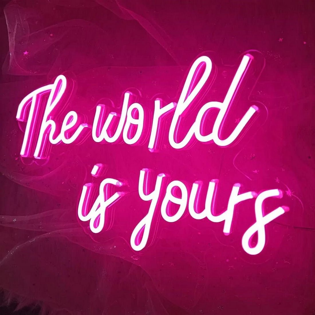 The World Is Yours Neon Sign Led Signs - Shineneon
