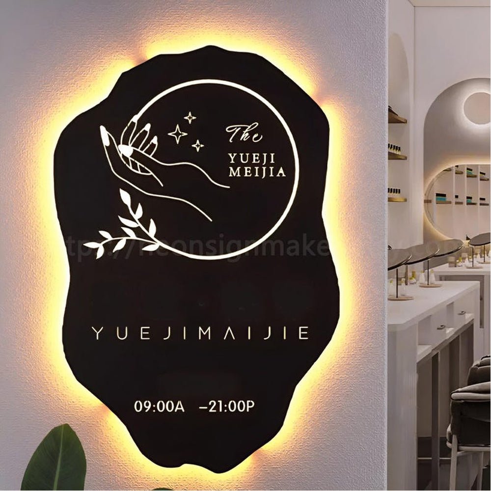The Yueji Meijia Acrylic Business Logo Sign - Shineneon