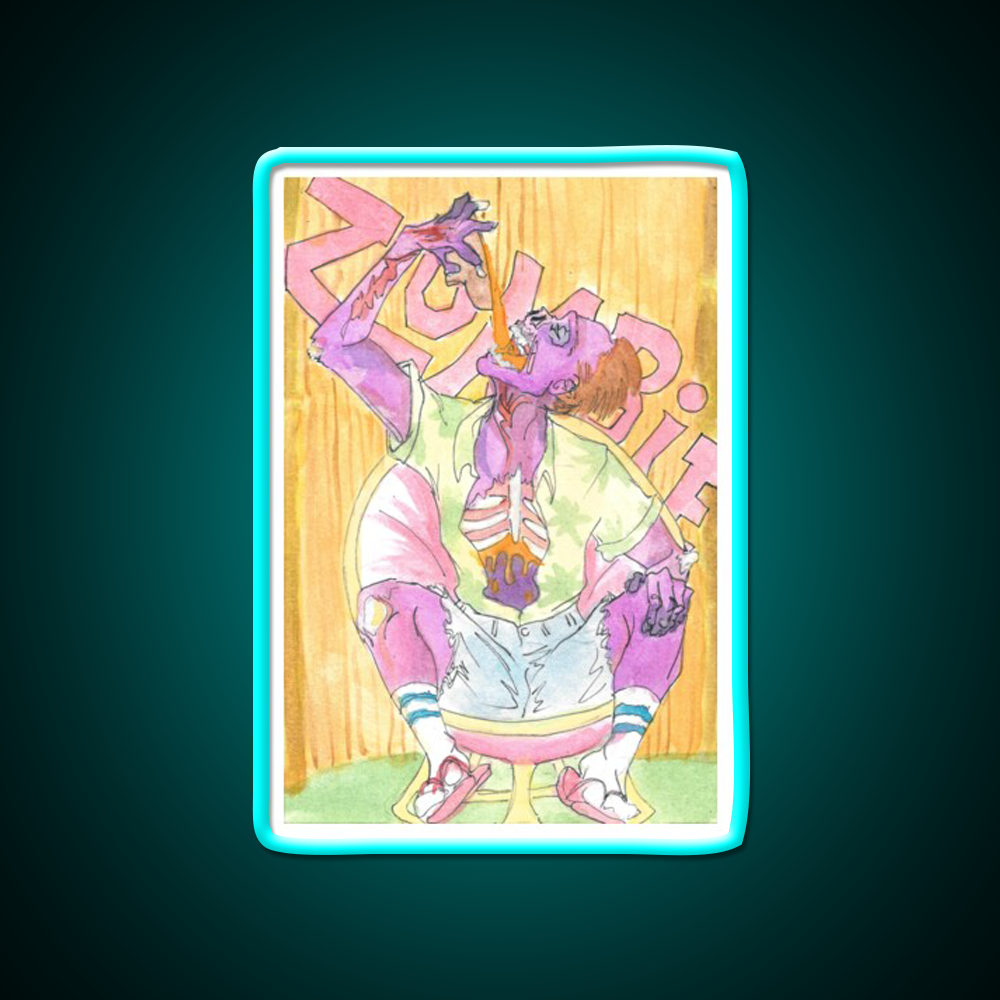 The Zombie Man Cave Bar Led Neon Sign Rgb Color