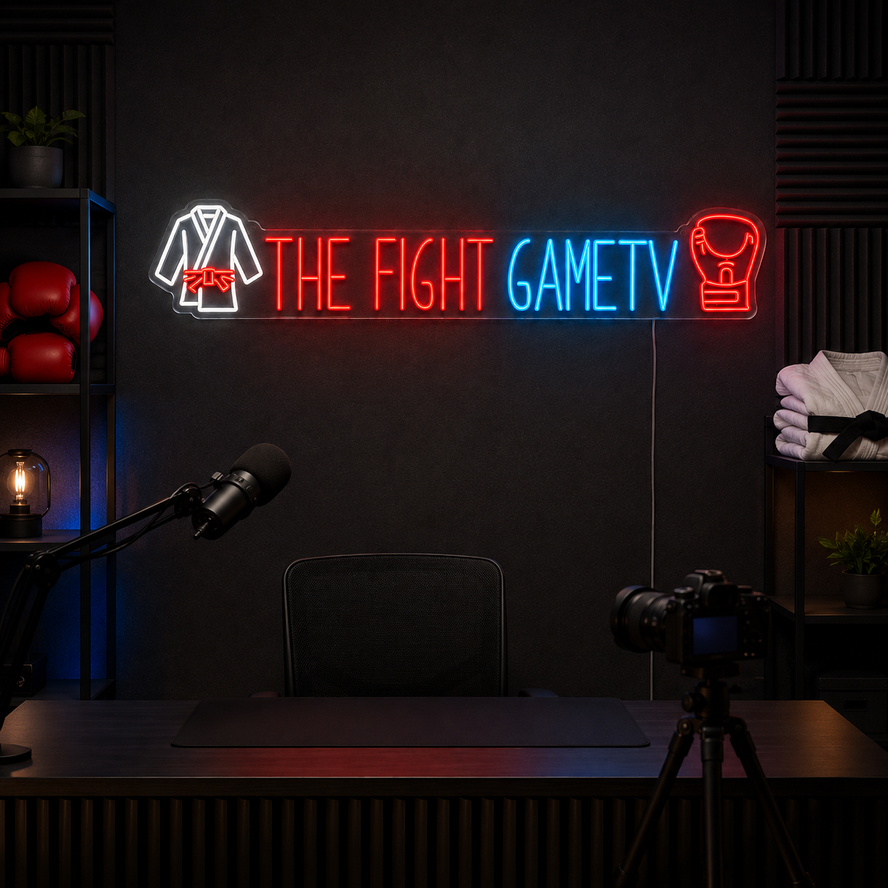 THE FIGHT GAMETV Custom LED Neon Sign