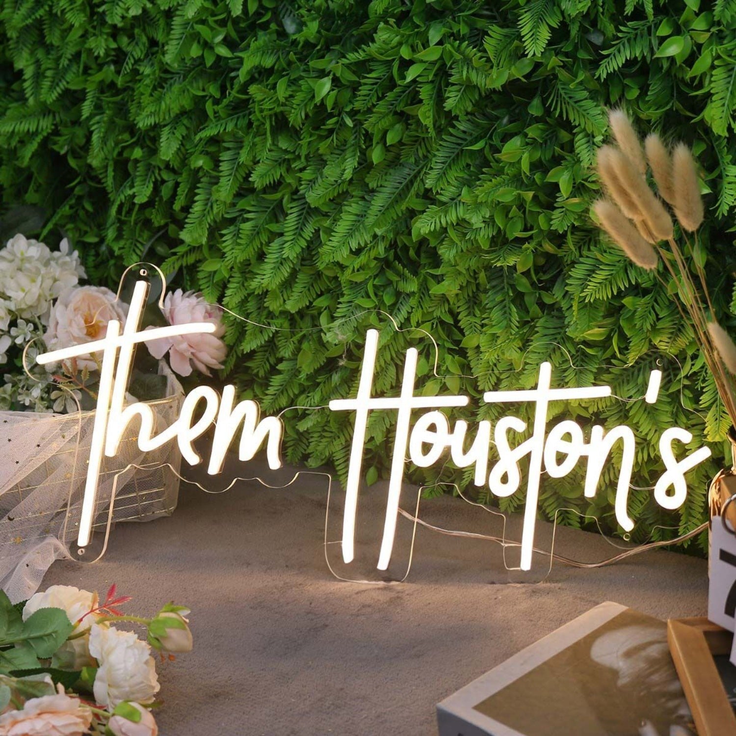 Them Houstons Yellow Led Neon Sign - Shineneon