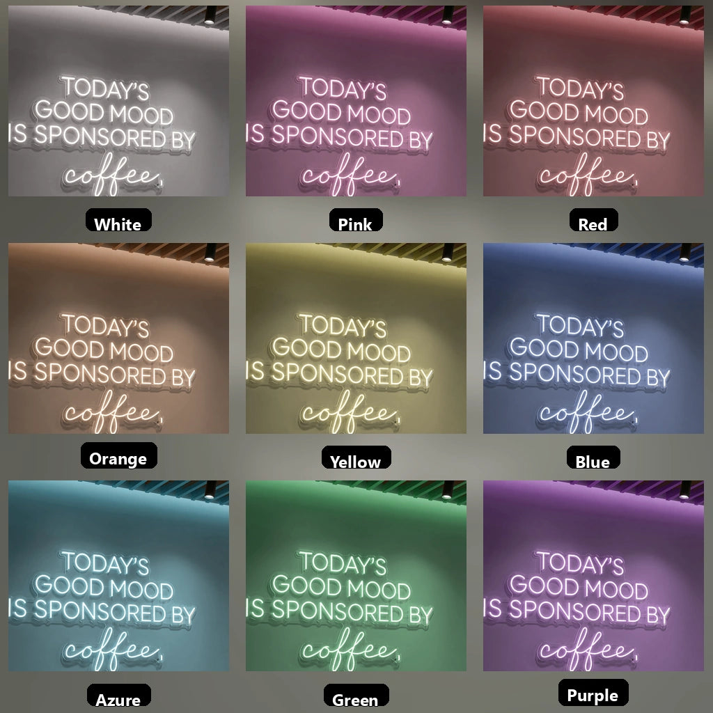 There Is LED Neon Sign - 05 Color Grid