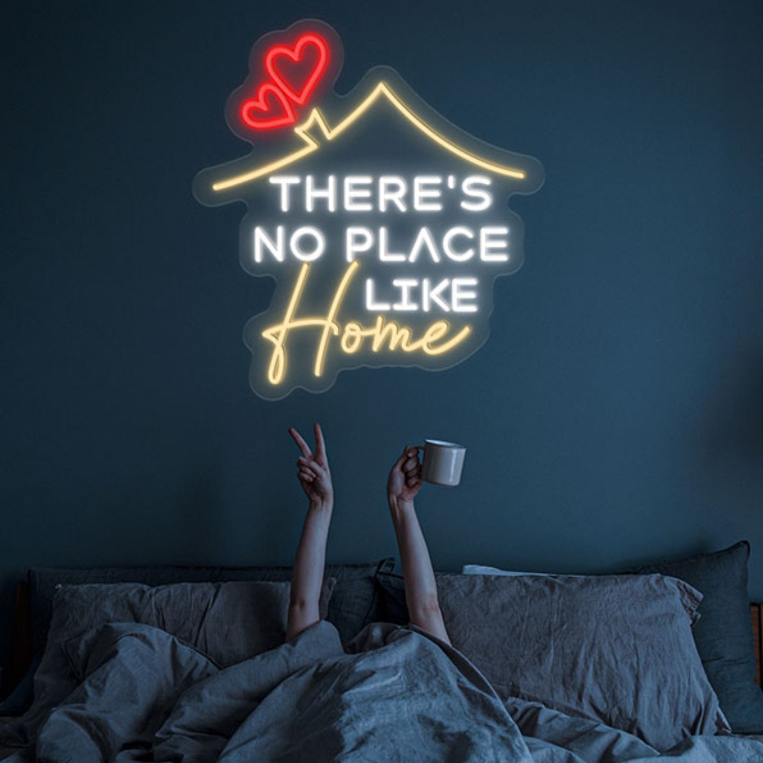 Theres No Place Like Home Sign | Shineneon