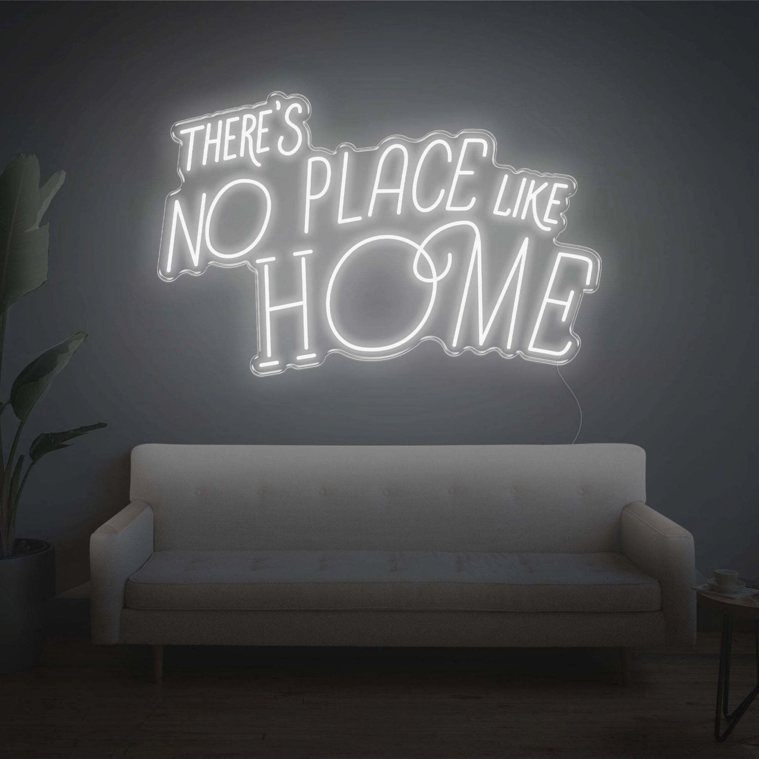 Theres No Place Like Home V2 Led Light Sign - Shineneon
